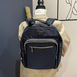 REACTION Kenneth Cole - Chelsea Women's Chevron Quilted Laptop Travel Backpack